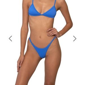 NWT OneOne Swimwear Alli bottom blue